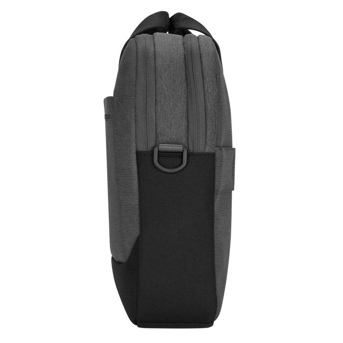 Targus Sacoche d'Affaires Cypress 15,6" avec EcoSmart, Fabriquée à partir de Bouteilles Recyclées, Gris Clair