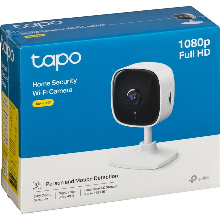 Tapo Tapo C100 Caméra de surveillance WLAN Blanche Tapo Tapo C100 Caméra de surveillance WLAN Blanche