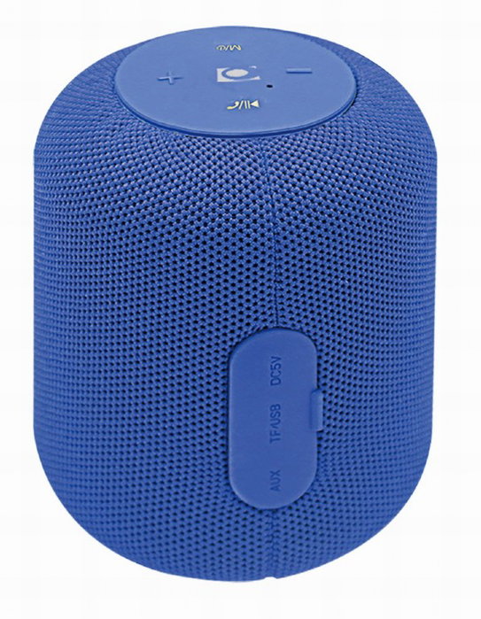 GEMBIRD Haut-parleur Bluetooth portable 5 W - Bleu