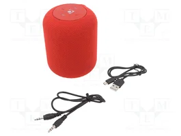 GEMBIRD Haut-parleur Bluetooth multimédia 5W rouge