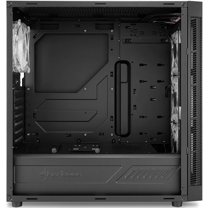 Sharkoon TG5 Pro Boîtier PC Midi Tower ATX Noir Verre Trempé 3x Ventilateurs 120mm