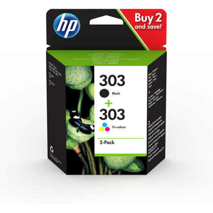 HP Cartouches d'encre originales 3YM92AE (Noir & Couleurs) Pack de 2 - Compatible avec imprimantes Envy Photo 6220, 6230, 6232, Tango/TangoX HP Cartouches d'encre originales 3YM92AE (Noir & Couleurs) Pack de 2 - Compatible avec imprimantes Envy Photo 6220, 6230, 6232, Tango/TangoX