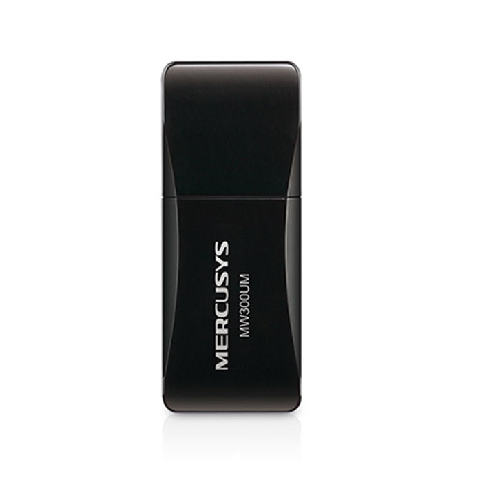 Mercusys MW300UM Adaptateur WiFi USB 2.0 N300 Mini, 300Mbps, Compatible Windows 10/8.1/8/7/XP