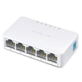 Mercusys MS105 Commutateur réseau 5 ports 10/100 Mbps Gigabit Ethernet bureautique