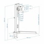 Support de table d'écran TooQ DB1401TN-B 17" 32"