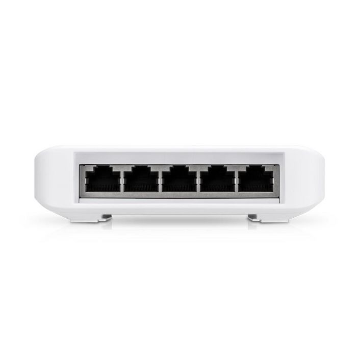 Ubiquiti USW-Flex Commutateur Gigabit 5 ports avec PoE, utilisation intérieur/extérieur, 1 entrée et 4 sorties PoE
