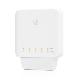 Ubiquiti USW-Flex Commutateur Gigabit 5 ports avec PoE, utilisation intérieur/extérieur, 1 entrée et 4 sorties PoE