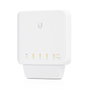 Ubiquiti USW-Flex Commutateur Gigabit 5 ports avec PoE, utilisation intérieur/extérieur, 1 entrée et 4 sorties PoE