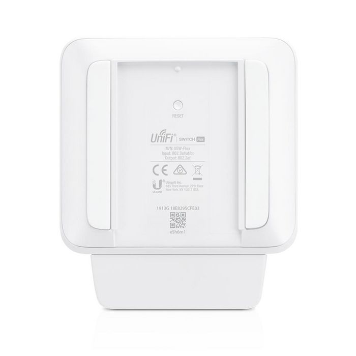 Ubiquiti USW-Flex Commutateur Gigabit 5 ports avec PoE, utilisation intérieur/extérieur, 1 entrée et 4 sorties PoE