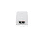Ubiquiti Injecteur PoE 24VDC 1.0A 24W - Alimentation sur Ethernet avec 2 ports RJ45, protection contre les surtensions et décharges électrostatiques, blanc