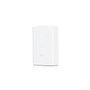 Ubiquiti Injecteur PoE 24VDC 1.0A 24W - Alimentation sur Ethernet avec 2 ports RJ45, protection contre les surtensions et décharges électrostatiques, blanc