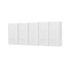 Ubiquiti Injecteur PoE 24VDC 1.0A 24W - Alimentation sur Ethernet avec 2 ports RJ45, protection contre les surtensions et décharges électrostatiques, blanc