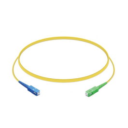 Ubiquiti Câble Fibre Optique Simplex 1.5m SC/UPC vers SC/APC, G.657A1, Gain 2.0mm PVC - UF-SM-PATCH-UPC-APC