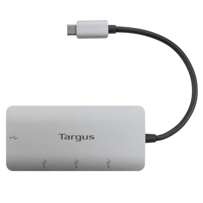 Targus ACH226EU Adaptateur USB-C vers 4 ports USB-A 3.0 Hub Argent