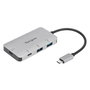 Targus Hub USB-C Multi-Port, Concentrateur 4 Ports (2x USB-A, 2x USB-C) avec Charge Rapide PD 100W, Compatible Thunderbolt 3, Transfert 5Gbps