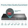 TP-Link Switch Géré PoE 24 Ports Gigabit avec 2 Ports SFP, Référence TL-SL1226P