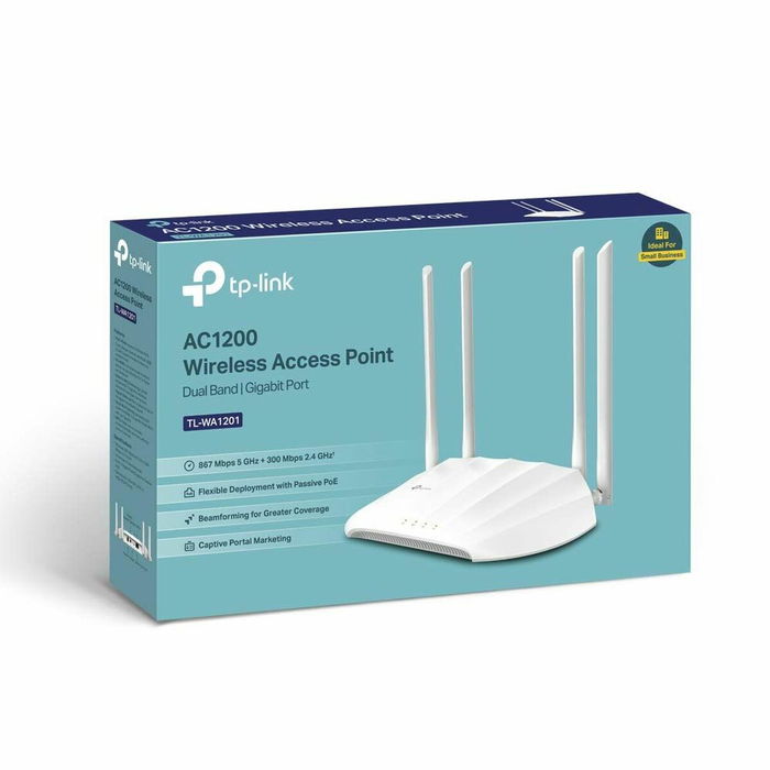 Point d'Accès Répéteur TP-Link TL-WA1201 5 GHz 867 Mbps Blanc Multicouleur