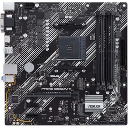 Asus Carte mère PRIME B550M-K (90MB14V0-M0EAY0) - Chipset B550, Format micro-ATX, Noir