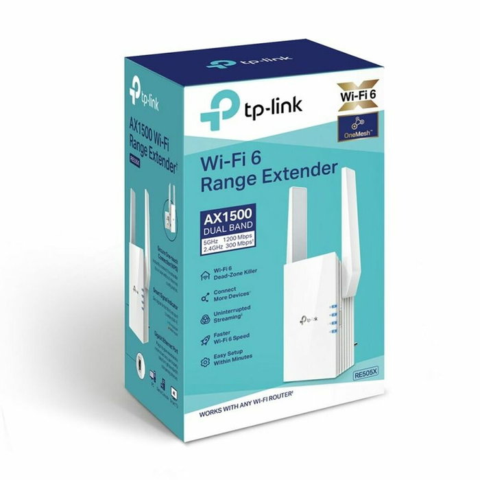 TP-Link RE505X AX1500 Extenseur de couverture WiFi