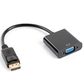 Lanberg Adaptateur DisplayPort 1.1 vers VGA 20 cm Noir 1920x1200