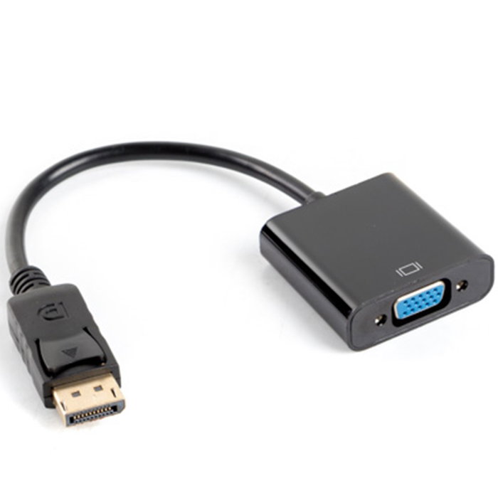 Lanberg Adaptateur DisplayPort 1.1 vers VGA 20 cm Noir 1920x1200 Lanberg Adaptateur DisplayPort 1.1 vers VGA 20 cm Noir 1920x1200