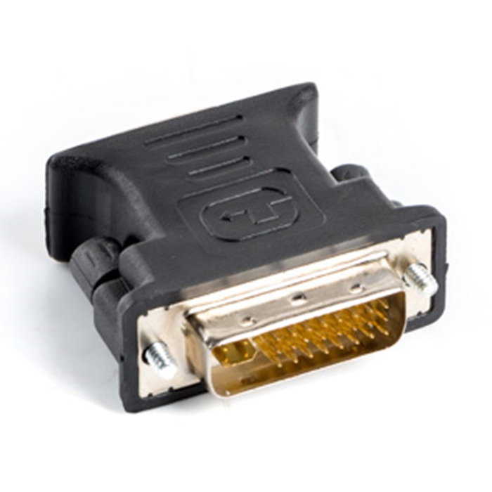 Lanberg Adaptateur DVI-I Mâle 24+5 Dual Link vers VGA Femelle Full HD 1080p Noir