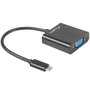 Lanberg Adaptateur USB 3.1 Type C vers VGA 1920x1200 Noir – 15 cm