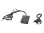 Lanberg Adaptateur VGA Mâle + Audio 3,5 mm Jack vers HDMI Femelle 20 cm - 1920x1080