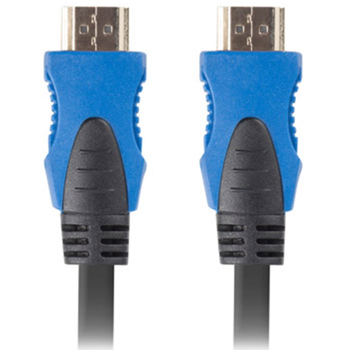Lanberg Câble HDMI 4K v2.0 Haute Vitesse avec Ethernet, 1,8 m, Noir