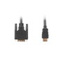 Lanberg Câble HDMI vers DVI Noir 0,5 m