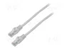 Lanberg Câble Ethernet Catégorie 6 UTP 1,5 m Gris