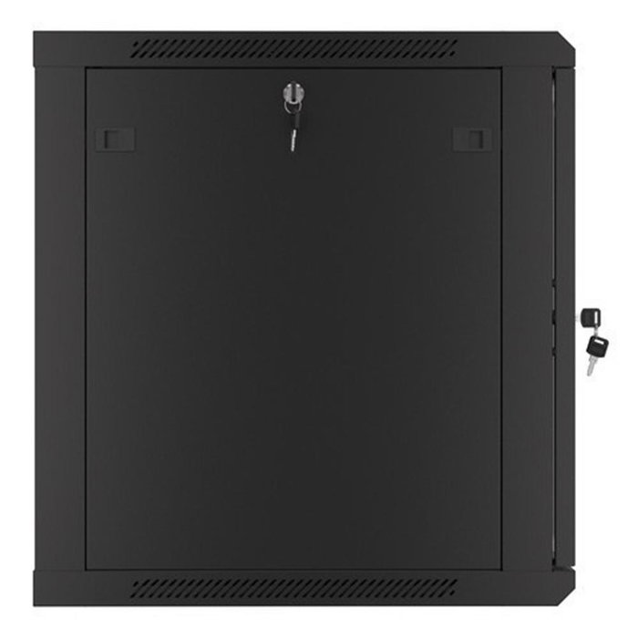 Lanberg WF01-6612-10B Armoire Mural Rack 19 Pouces 12U Noir 600x600x640 mm Charge 60 kg