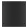 Lanberg WF01-6612-10B Armoire Mural Rack 19 Pouces 12U Noir 600x600x640 mm Charge 60 kg