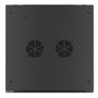 Lanberg WF01-6612-10B Armoire Mural Rack 19 Pouces 12U Noir 600x600x640 mm Charge 60 kg