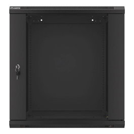 Lanberg WF01-6612-10B Armoire Mural Rack 19 Pouces 12U Noir 600x600x640 mm Charge 60 kg