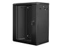 Lanberg WF01-6415-10B 15U Armoire murale 19" 600x450x769 mm autoassemblage noir