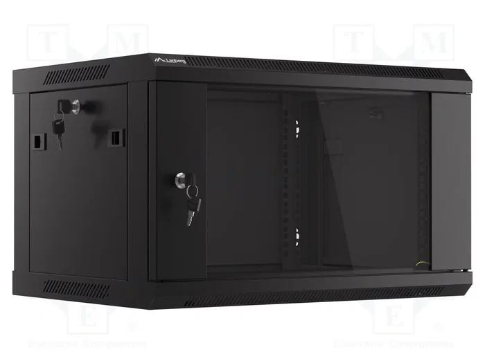 Lanberg WF01-6406-10B Armoire rack 6U 19 pouces 600x450x379 mm Noir