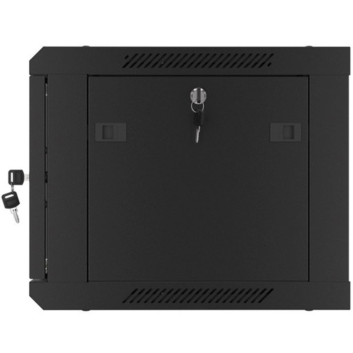 Lanberg WF01-6406-10B Armoire Rack Murale 6U 600x450x379mm Autoassemblage Noir IP20