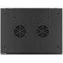 Lanberg WF01-6406-10B Armoire Rack Murale 6U 600x450x379mm Autoassemblage Noir IP20