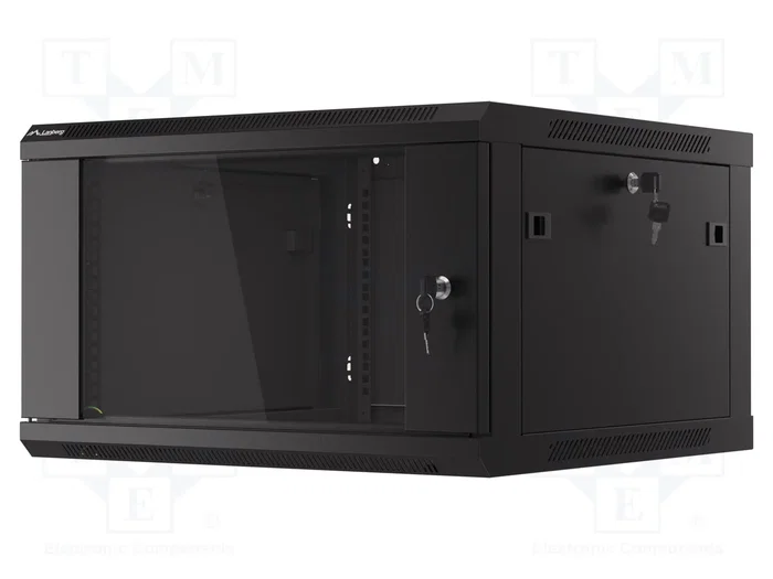 Lanberg Armoire Rack 6U 600x600x379 mm Noir WF01-6606-10B Lanberg Armoire Rack 6U 600x600x379 mm Noir WF01-6606-10B
