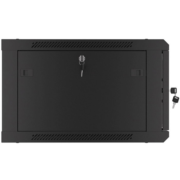 Lanberg WF01-6606-10B Armoire Rack Murale 6U 19" 600x600x368mm Autoassemblage Noir