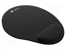 NATEC MARMOT Support de souris en gel noir