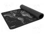 NATEC TIME ZONE Tapis de bureau noir 800x400x2,5mm