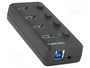 NATEC MANTIS 2 Hub USB 4 ports USB A 5Gbps noir