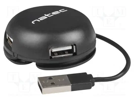 Natec Bumblebee Hub USB 4 ports Noir