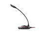 Genesis Microphone Gaming Radium 100 Omnidirectionnel USB avec LED et Mute - Noir/Rouge