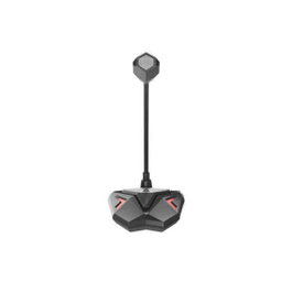 Genesis Radium 100 Microphone Gaming Omnidirectionnel USB Noir et Rouge