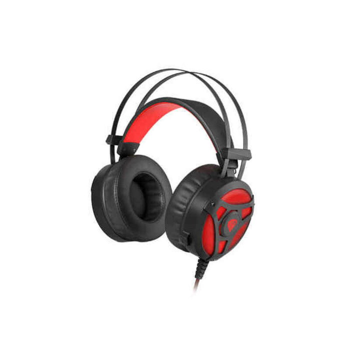 Casques avec Microphone Genesis NSG-1107 Noir Rouge (1 Unité) Casques avec Microphone Genesis NSG-1107 Noir Rouge (1 Unité)