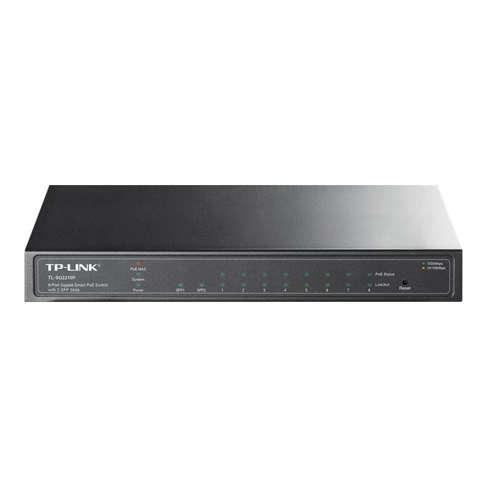TP-Link TL-SG2210P V3 Switch Omada 8 ports Gigabit PoE+ et 2 ports SFP