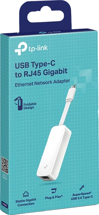 TP-Link UE300C Adaptateur réseau USB-C vers Gigabit Ethernet RJ45, Blanc TP-Link UE300C Adaptateur réseau USB-C vers Gigabit Ethernet RJ45, Blanc